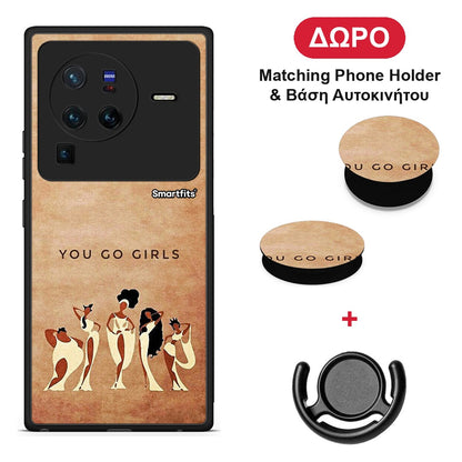 You Go Girl - Vivo X80 Pro 5G θήκη + Δώρο Phone Holder & Βάση Αυτοκινήτου