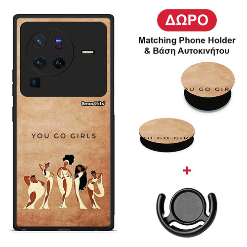 You Go Girl - Vivo X80 Pro 5G θήκη + Δώρο Phone Holder & Βάση Αυτοκινήτου