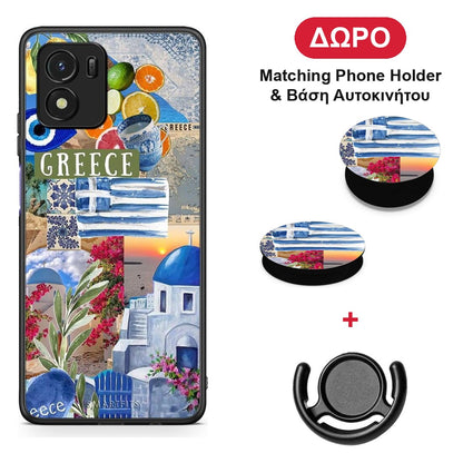 All Greek - Vivo Y01 / Y15s θήκη + Δώρο Phone Holder & Βάση Αυτοκινήτου