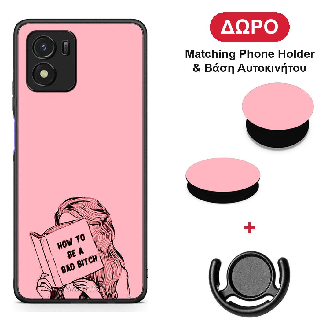 Bad Bitch - Vivo Y01 / Y15s θήκη + Δώρο Phone Holder & Βάση Αυτοκινήτου