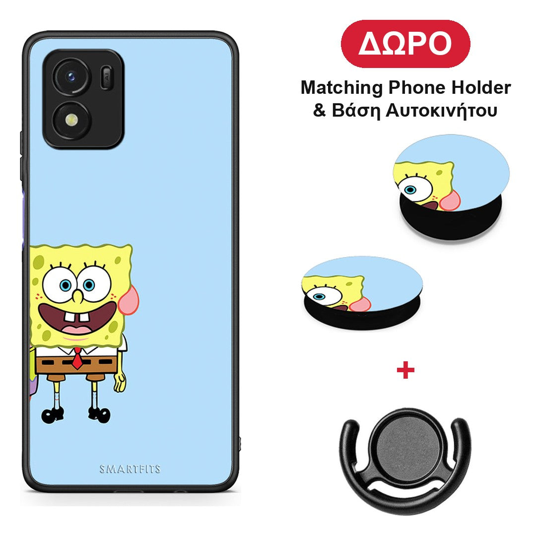 Friends Bob - Vivo Y01 / Y15s θήκη + Δώρο Phone Holder & Βάση Αυτοκινήτου