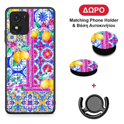 Retro Spring - Vivo Y01 / Y15s θήκη + Δώρο Phone Holder & Βάση Αυτοκινήτου
