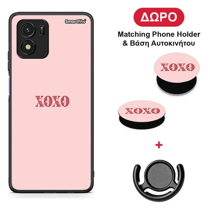 XOXO Love - Vivo Y01 / Y15s θήκη + Δώρο Phone Holder & Βάση Αυτοκινήτου