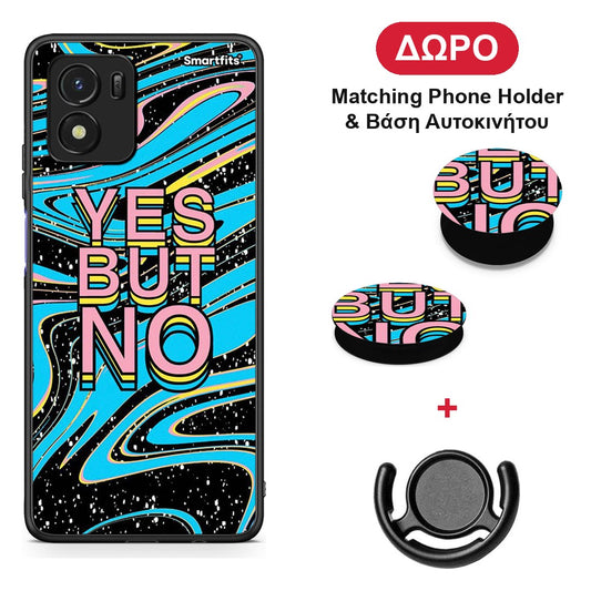 Yes But No - Vivo Y01 / Y15s θήκη + Δώρο Phone Holder & Βάση Αυτοκινήτου