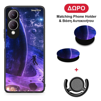 Lost Astronaut - Vivo Y17s θήκη + Δώρο Phone Holder & Βάση Αυτοκινήτου