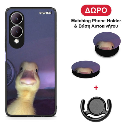 Meme Duck - Vivo Y17s θήκη + Δώρο Phone Holder & Βάση Αυτοκινήτου