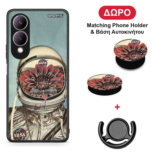 Nasa Bloom - Vivo Y17s θήκη + Δώρο Phone Holder & Βάση Αυτοκινήτου