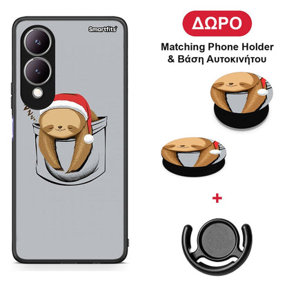 Xmas Zzzz - Vivo Y17s θήκη + Δώρο Phone Holder & Βάση Αυτοκινήτου