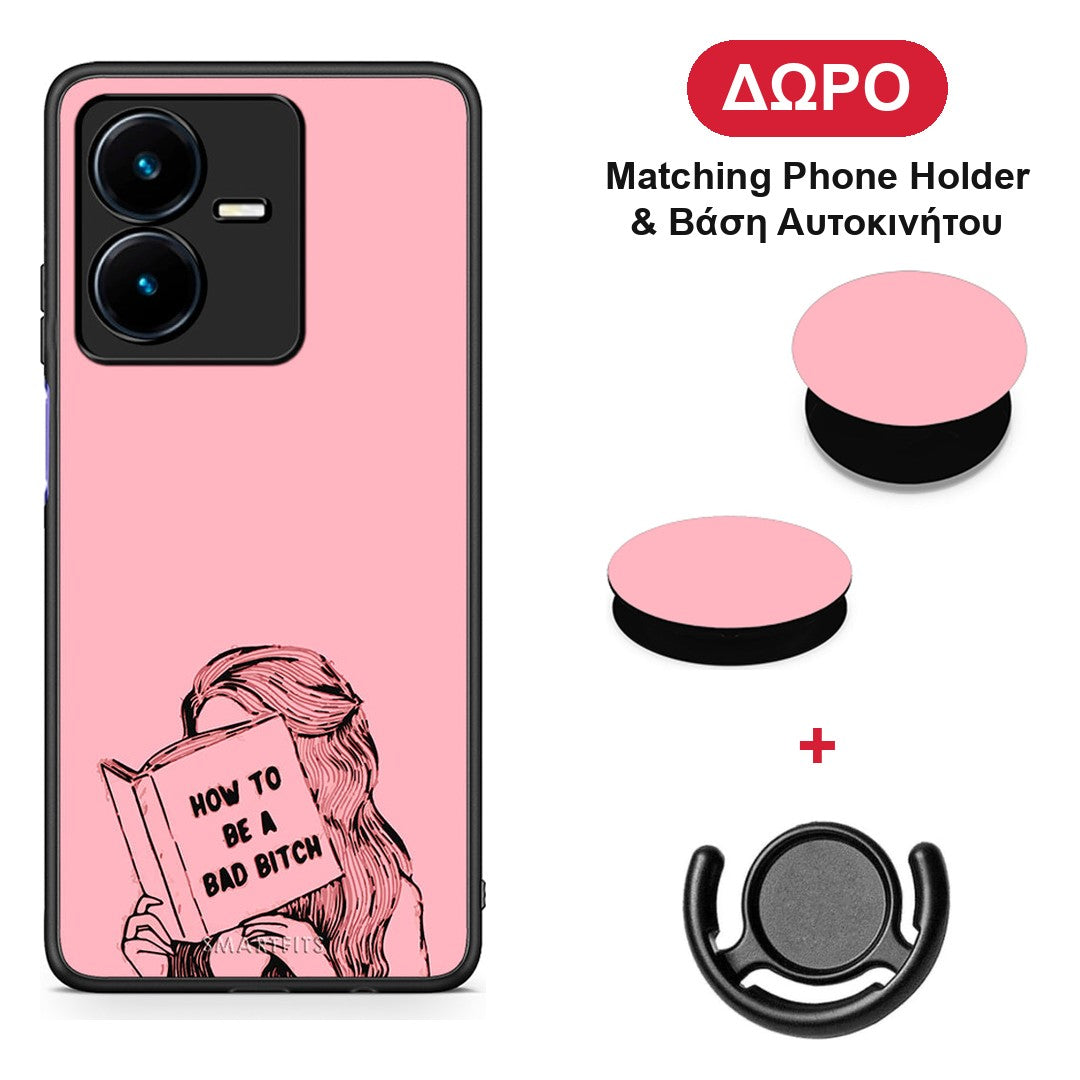 Bad Bitch - Vivo Y22 θήκη + Δώρο Phone Holder & Βάση Αυτοκινήτου