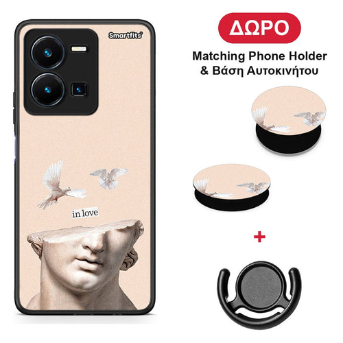 In Love - Vivo Y35 5G θήκη + Δώρο Phone Holder & Βάση Αυτοκινήτου