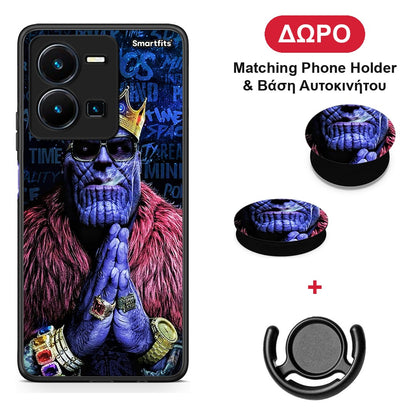 PopArt Thanos - Vivo Y35 5G θήκη + Δώρο Phone Holder & Βάση Αυτοκινήτου