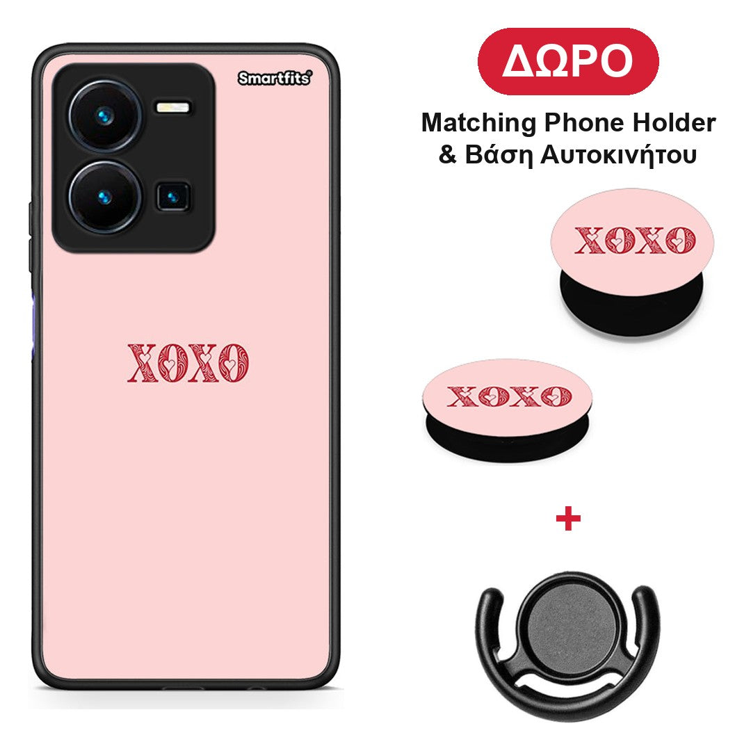 XOXO Love - Vivo Y35 5G θήκη + Δώρο Phone Holder & Βάση Αυτοκινήτου