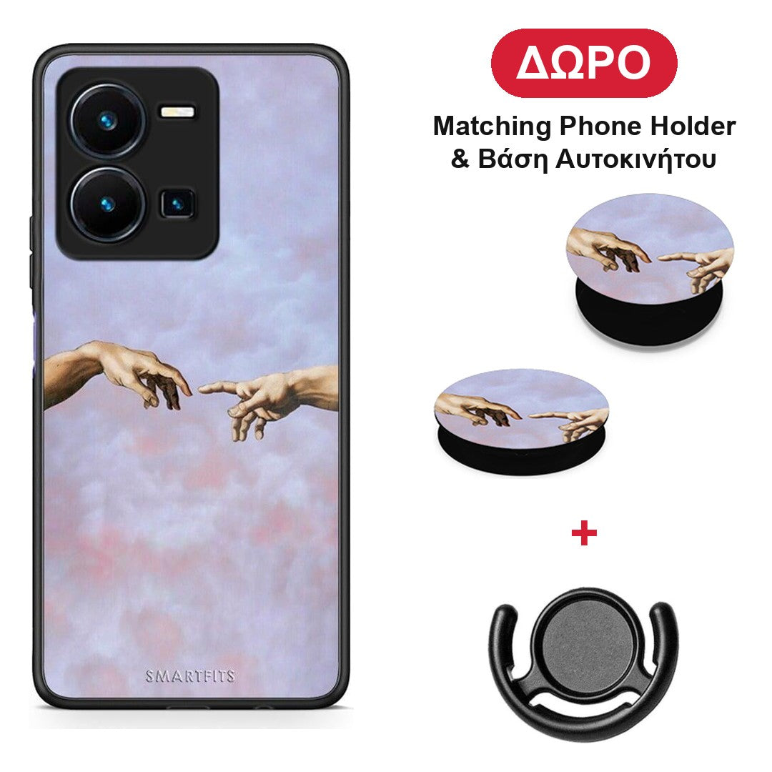 Adam Hand - Vivo Y22s / Y35 4G θήκη + Δώρο Phone Holder & Βάση Αυτοκινήτου