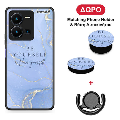 Be Yourself - Vivo Y22s / Y35 4G θήκη + Δώρο Phone Holder & Βάση Αυτοκινήτου