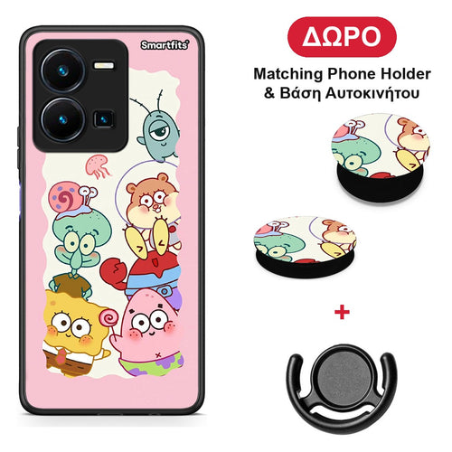 Cute Companion - Vivo Y22s / Y35 4G θήκη + Δώρο Phone Holder & Βάση Αυτοκινήτου