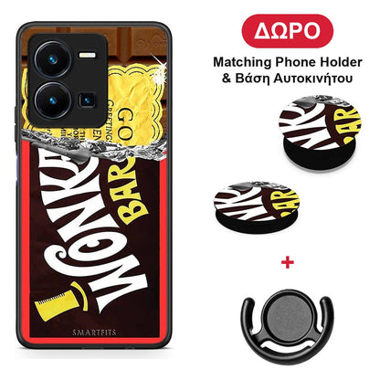 Golden Ticket - Vivo Y22s / Y35 4G θήκη + Δώρο Phone Holder & Βάση Αυτοκινήτου