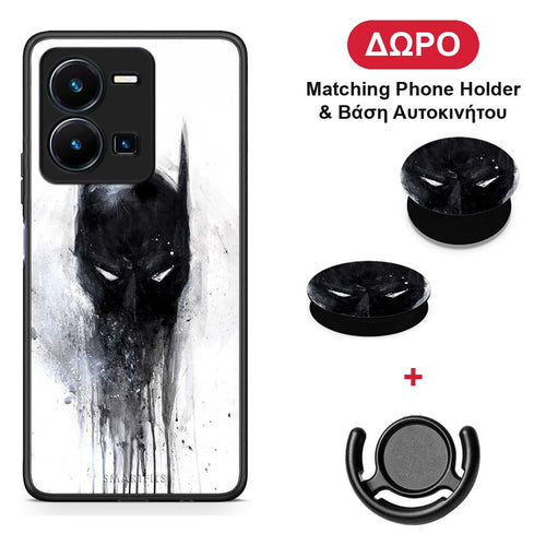 Hero Paint Bat - Vivo Y22s / Y35 4G θήκη + Δώρο Phone Holder & Βάση Αυτοκινήτου