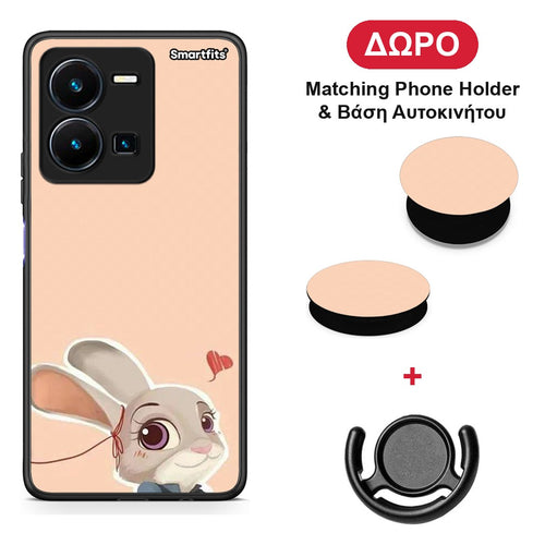 Nick Wilde And Judy Hopps Love 2 - Vivo Y22s / Y35 4G θήκη + Δώρο Phone Holder & Βάση Αυτοκινήτου