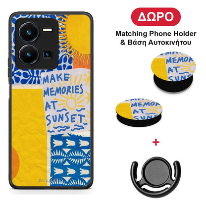 Sunset Memories - Vivo Y22s / Y35 4G θήκη + Δώρο Phone Holder & Βάση Αυτοκινήτου