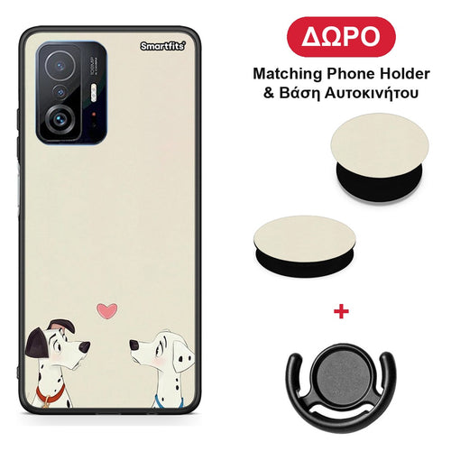 Dalmatians Love - Xiaomi 11T / 11T Pro θήκη + Δώρο Phone Holder & Βάση Αυτοκινήτου