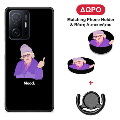 Grandma Mood Black - Xiaomi 11T / 11T Pro θήκη + Δώρο Phone Holder & Βάση Αυτοκινήτου