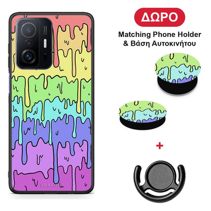 Melting Rainbow - Xiaomi 11T / 11T Pro θήκη + Δώρο Phone Holder & Βάση Αυτοκινήτου