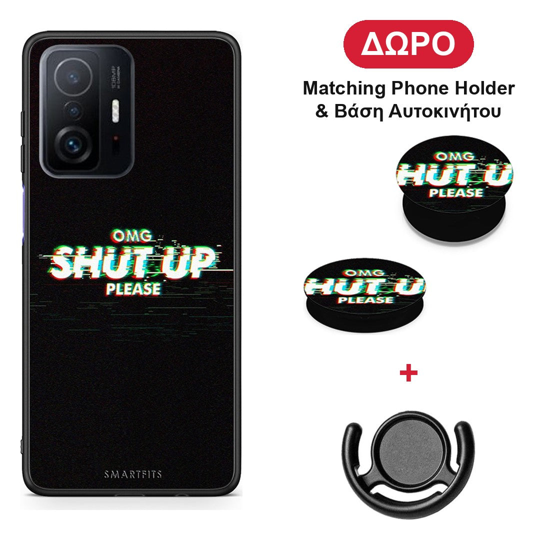 OMG ShutUp - Xiaomi 11T / 11T Pro θήκη + Δώρο Phone Holder & Βάση Αυτοκινήτου