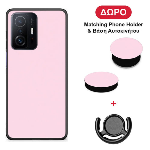 Pale Pink - Xiaomi 11T / 11T Pro θήκη + Δώρο Phone Holder & Βάση Αυτοκινήτου