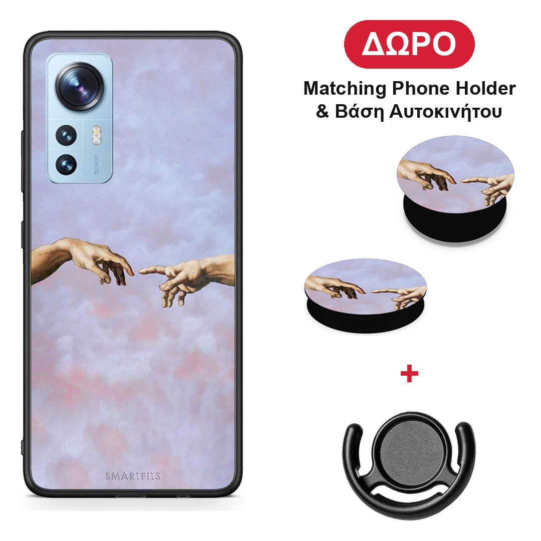 Adam Hand - Xiaomi 12 / 12X 5G θήκη + Δώρο Phone Holder & Βάση Αυτοκινήτου