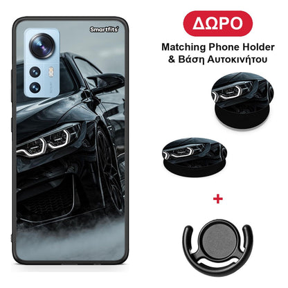 Black BMW - Xiaomi 12 / 12X 5G θήκη + Δώρο Phone Holder & Βάση Αυτοκινήτου