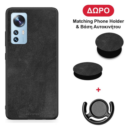 Color Black Slate - Xiaomi 12 / 12X 5G θήκη + Δώρο Phone Holder & Βάση Αυτοκινήτου