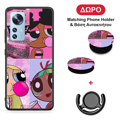 Bubble Girls - Xiaomi 12 / 12X 5G θήκη + Δώρο Phone Holder & Βάση Αυτοκινήτου