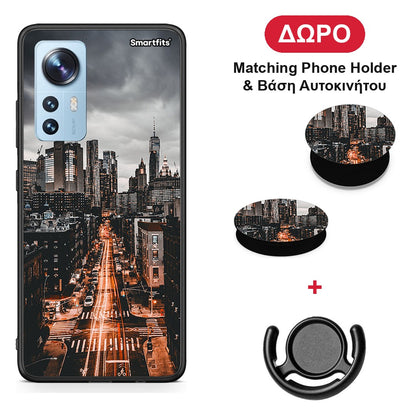 City Lights - Xiaomi 12 / 12X 5G θήκη + Δώρο Phone Holder & Βάση Αυτοκινήτου