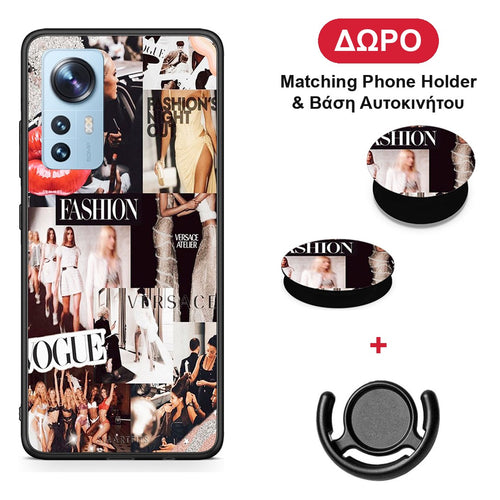 Collage Fashion - Xiaomi 12 / 12X 5G θήκη + Δώρο Phone Holder & Βάση Αυτοκινήτου