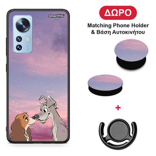 Lady And Tramp - Xiaomi 12 / 12X 5G θήκη + Δώρο Phone Holder & Βάση Αυτοκινήτου