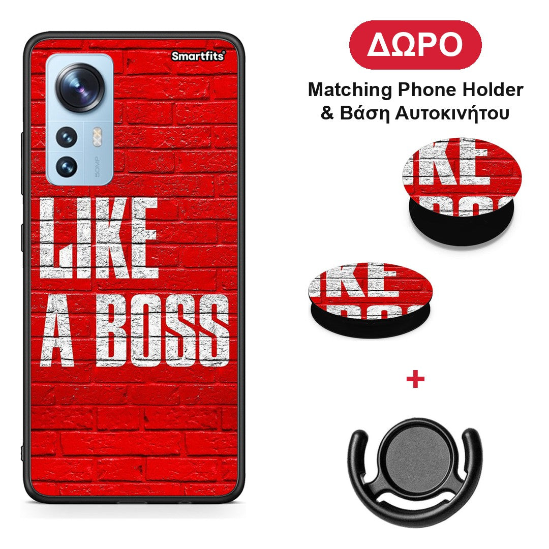 Like A Boss - Xiaomi 12 / 12X 5G θήκη + Δώρο Phone Holder & Βάση Αυτοκινήτου