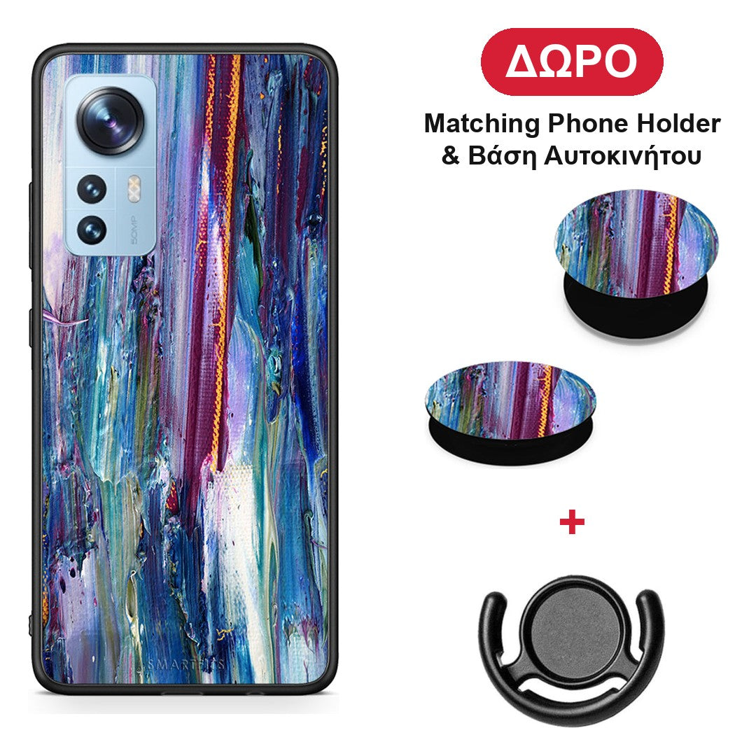 Paint Winter - Xiaomi 12 / 12X 5G θήκη + Δώρο Phone Holder & Βάση Αυτοκινήτου