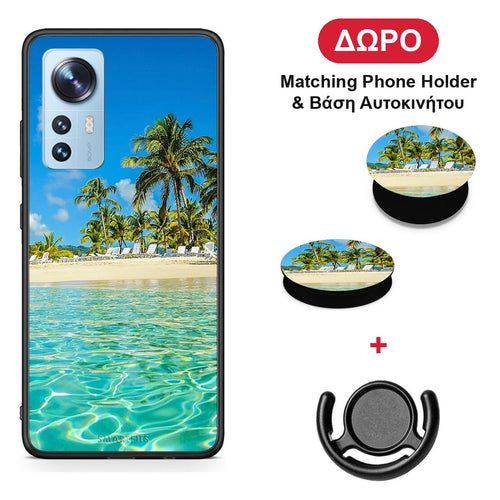 Tropical Vibes - Xiaomi 12 / 12X 5G θήκη + Δώρο Phone Holder & Βάση Αυτοκινήτου
