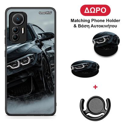 Black BMW - Xiaomi 12 Lite 5G θήκη + Δώρο Phone Holder & Βάση Αυτοκινήτου