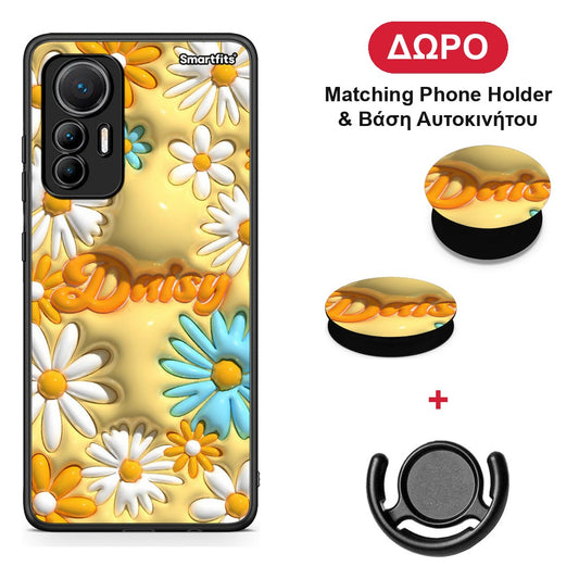 Bubble Daisies - Xiaomi 12 Lite 5G θήκη + Δώρο Phone Holder & Βάση Αυτοκινήτου