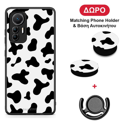 Cow Print - Xiaomi 12 Lite 5G θήκη + Δώρο Phone Holder & Βάση Αυτοκινήτου
