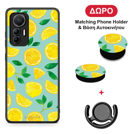 Lemons - Xiaomi 12 Lite 5G θήκη + Δώρο Phone Holder & Βάση Αυτοκινήτου