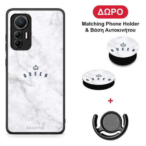 Marble Queen - Xiaomi 12 Lite 5G θήκη + Δώρο Phone Holder & Βάση Αυτοκινήτου