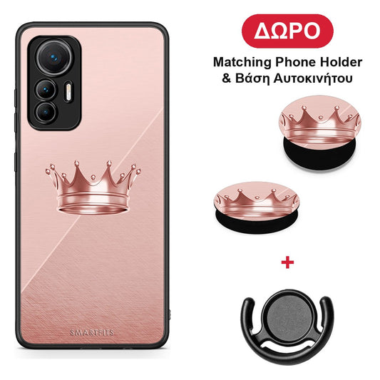 Minimal Crown - Xiaomi 12 Lite 5G θήκη + Δώρο Phone Holder & Βάση Αυτοκινήτου