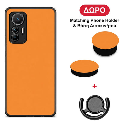 Tangerine Orange - Xiaomi 12 Lite 5G θήκη + Δώρο Phone Holder & Βάση Αυτοκινήτου