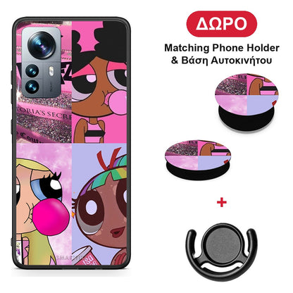 Bubble Girls - Xiaomi 12 Pro θήκη + Δώρο Phone Holder & Βάση Αυτοκινήτου