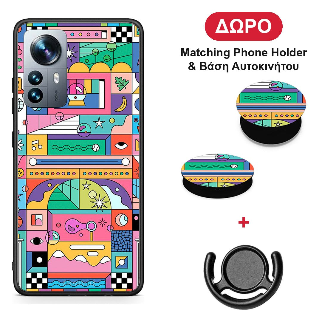Bubbles Soap - Xiaomi 12 Pro θήκη + Δώρο Phone Holder & Βάση Αυτοκινήτου