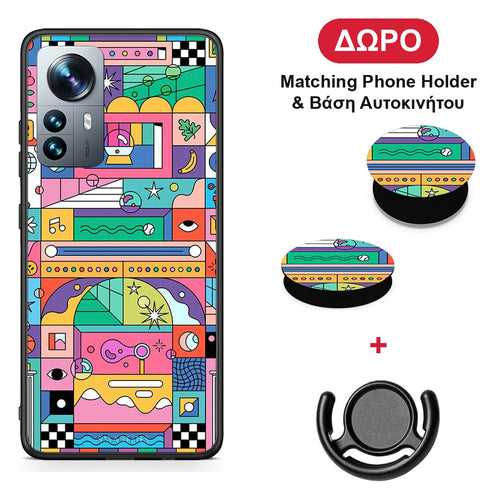 Bubbles Soap - Xiaomi 12 Pro θήκη + Δώρο Phone Holder & Βάση Αυτοκινήτου