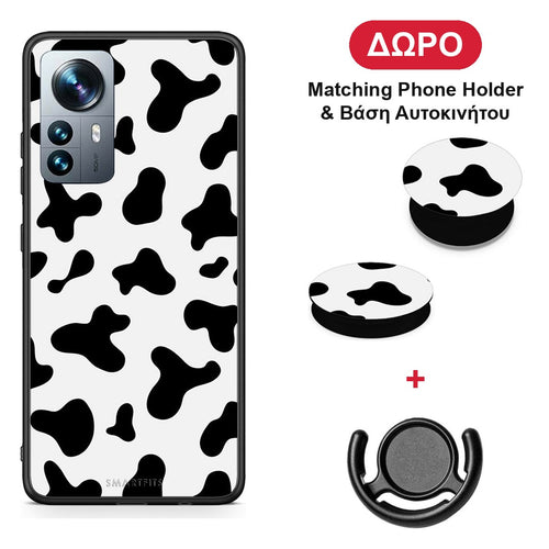 Cow Print - Xiaomi 12 Pro θήκη + Δώρο Phone Holder & Βάση Αυτοκινήτου