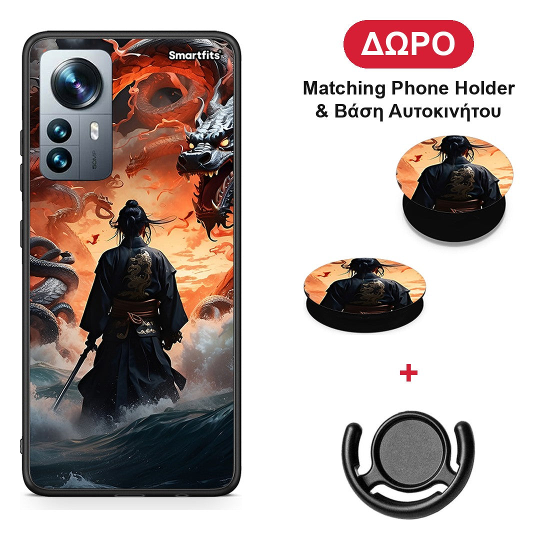 Dragons Fight - Xiaomi 12 Pro θήκη + Δώρο Phone Holder & Βάση Αυτοκινήτου